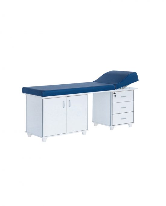 Examination couch with drawers and cabinet -EXC 01
