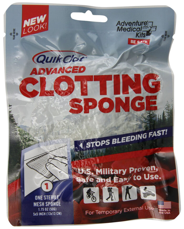 DWC037: QuikClot Sport, Advanced Clotting Sponge 25G