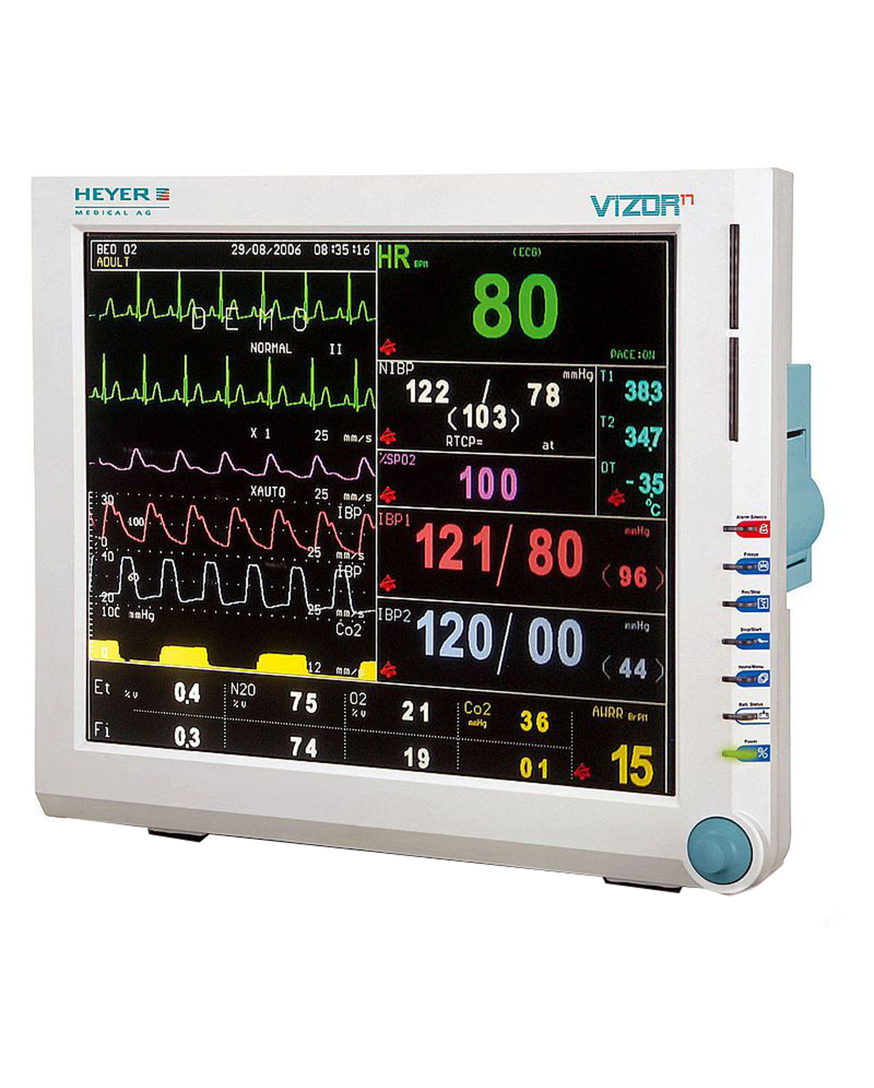Multiparameter transport monitor (VizOR 12) Medsurge Healthcare Limited