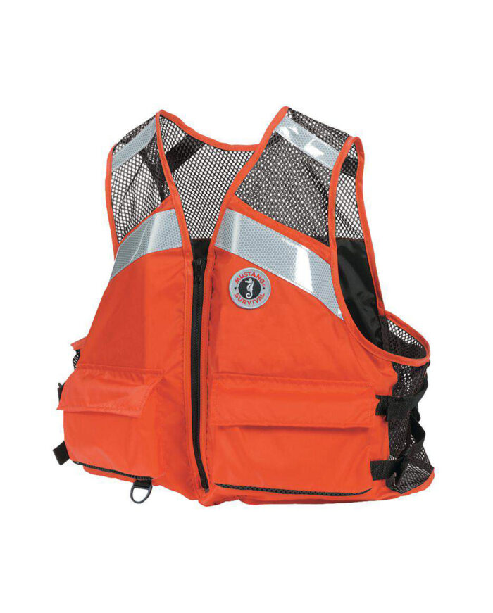 Industrial Mesh Vest with SOLAS Reflective Tape