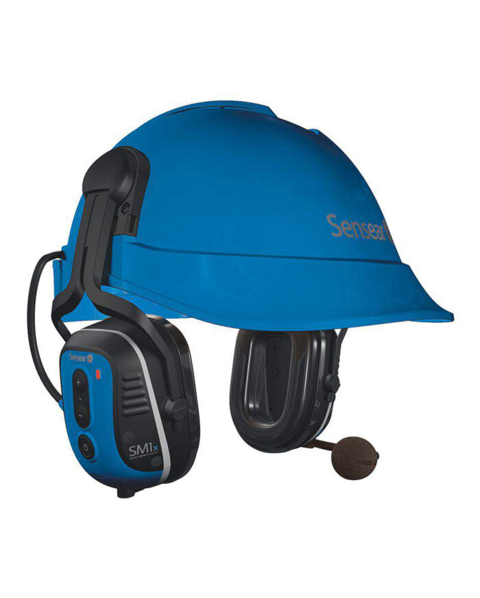 SENSEAR, Cap-Mounted Ear Muff.23dB.Blue