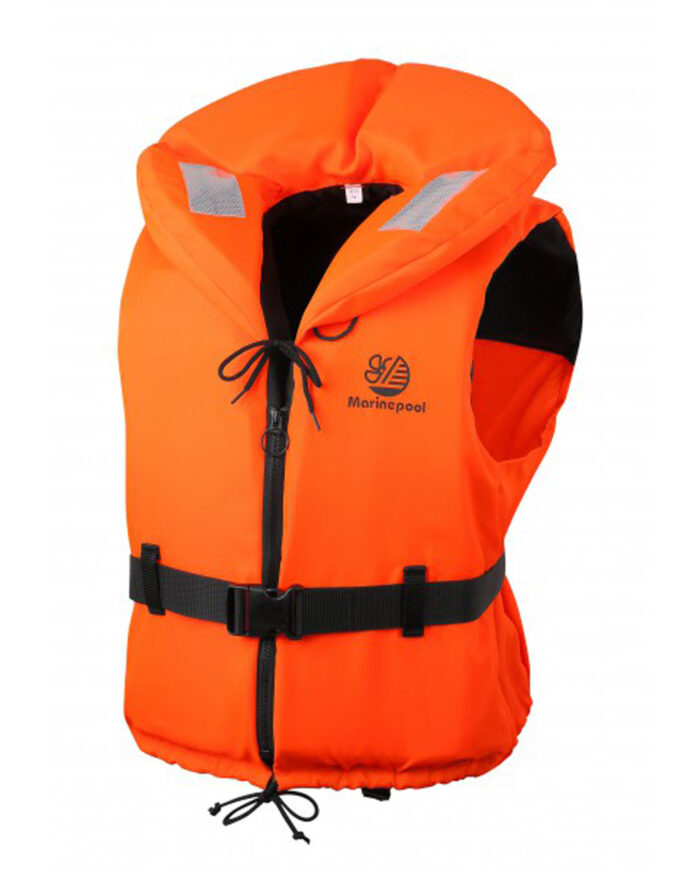 CE Approved 100N Orange Foam Life Jacket