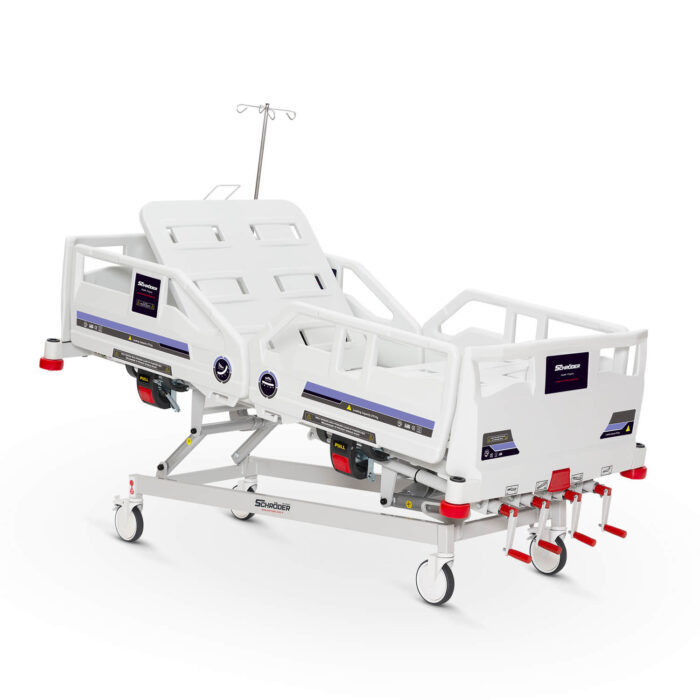 Mechanical Operated Hospital Bed, 4 Cranks